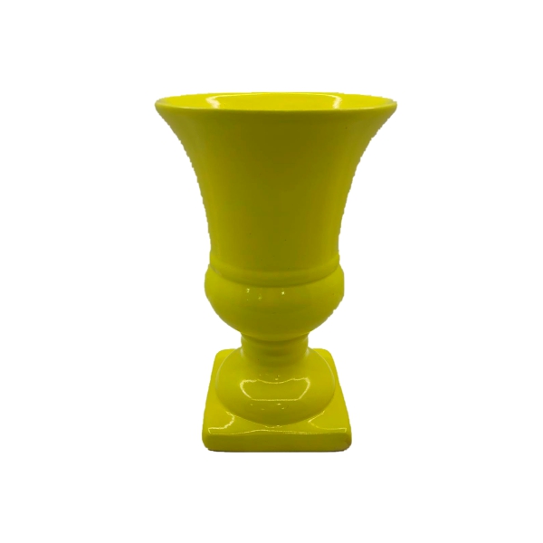 Vaso Amarelo Ouro Taça 